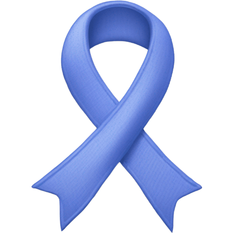 periwinkle cancer ribbon  emoji