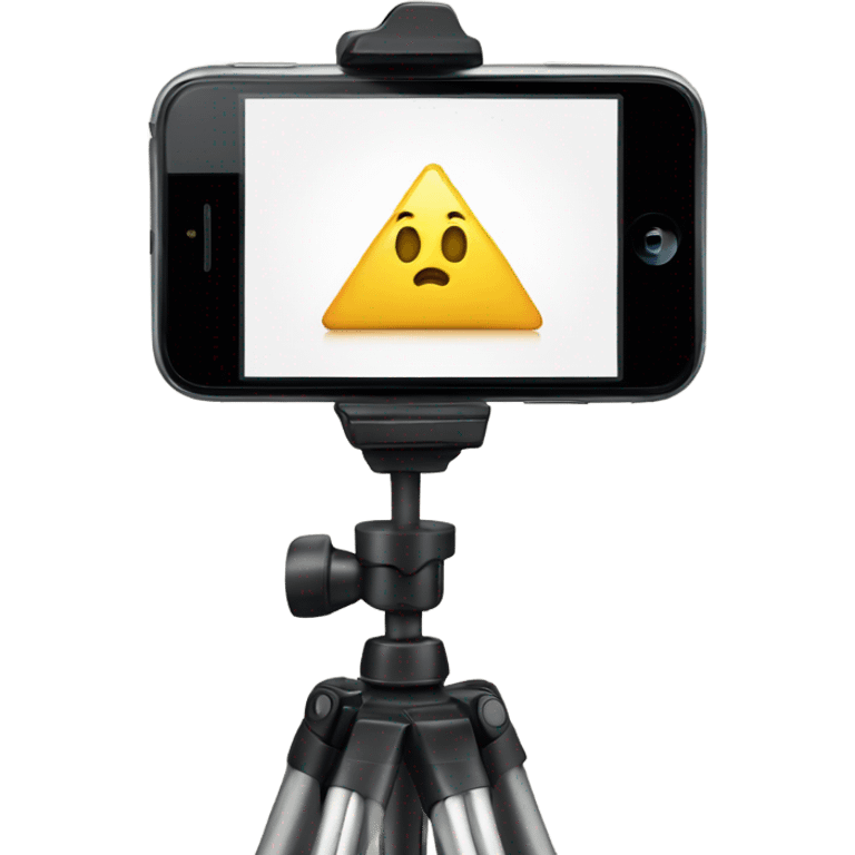 iPhone on tripod  emoji