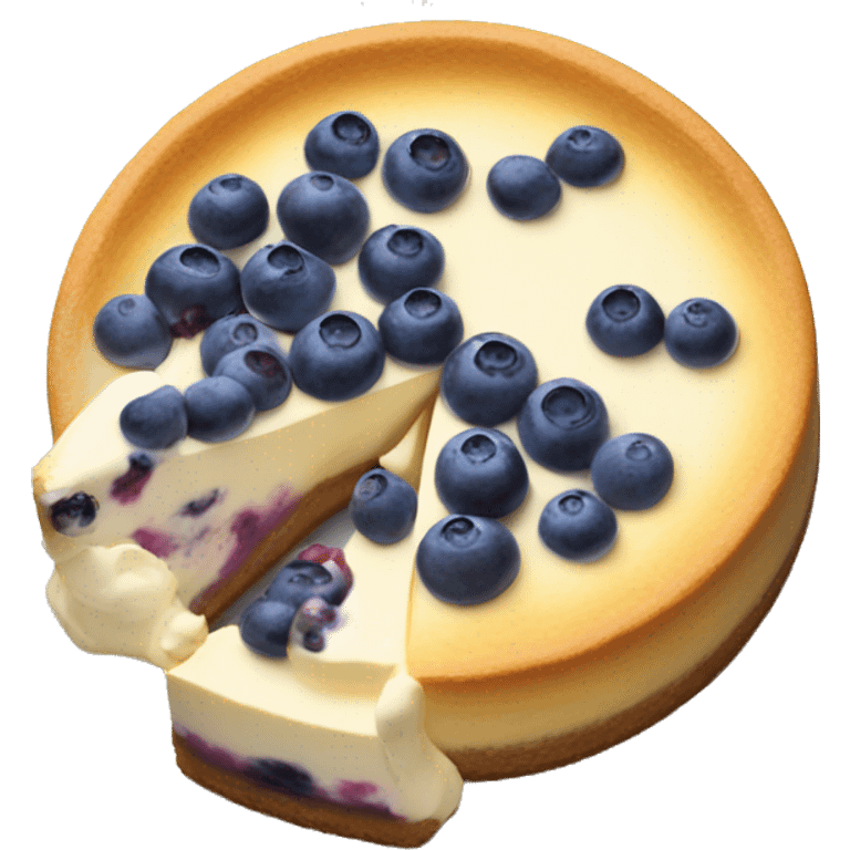 Blueberry Cheesecake  emoji