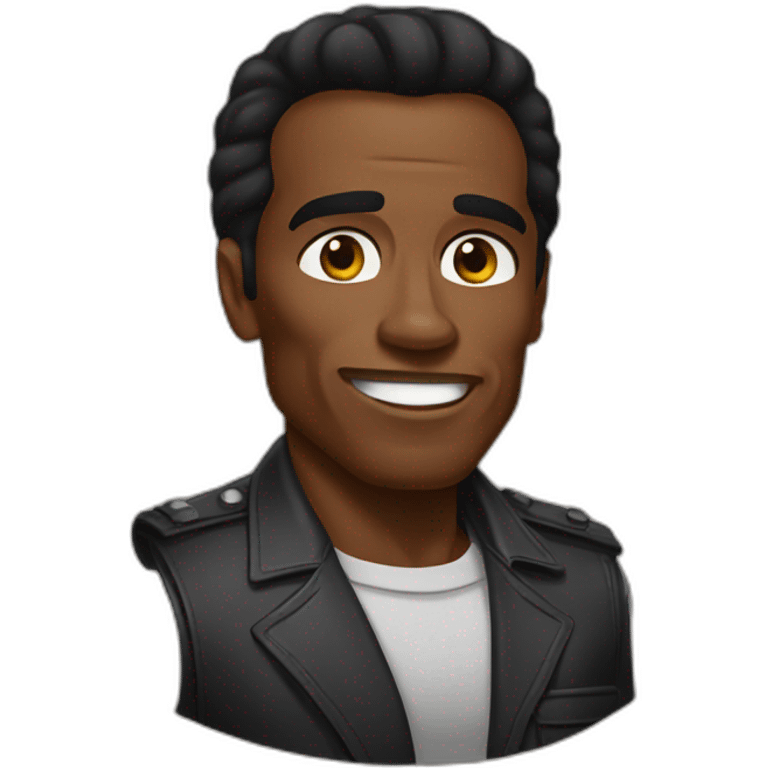 african black Arnold schwarzenegger emoji