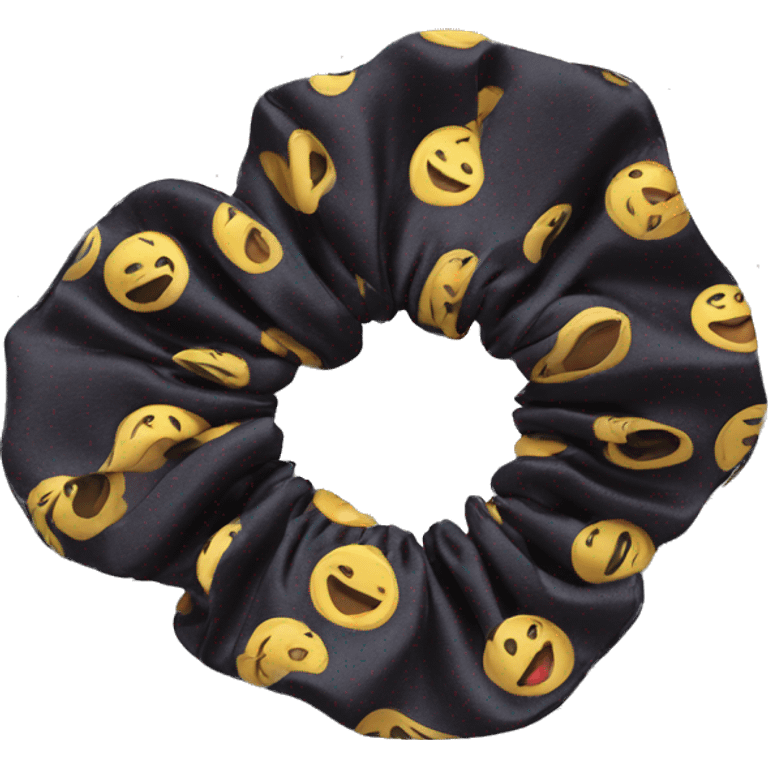 Hair scrunchie emoji