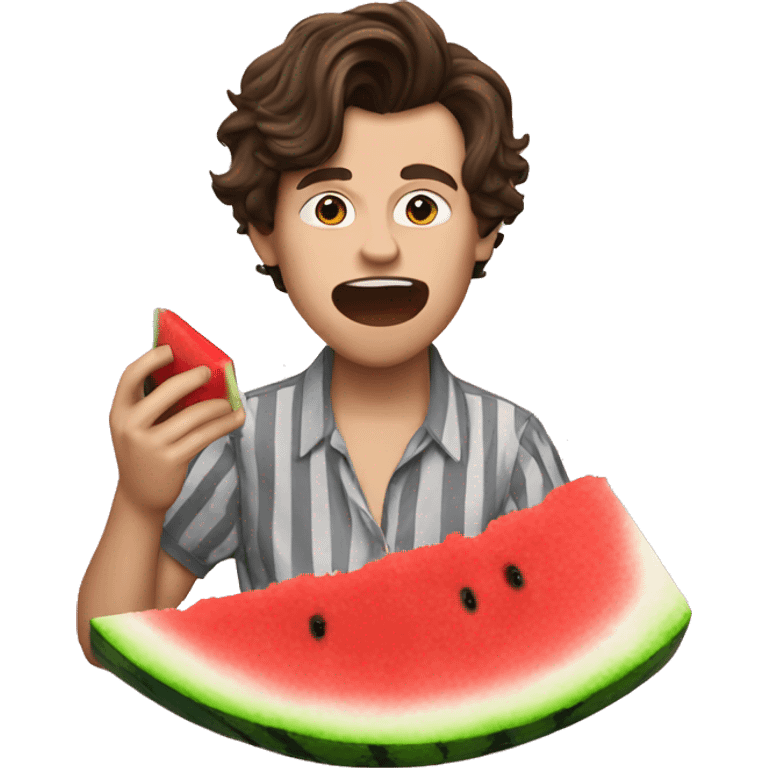 Harry styles eating watermelon  emoji