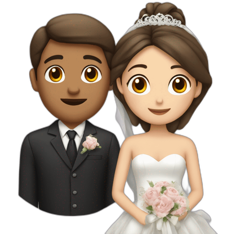 homme qui demande une fille en mariage emoji