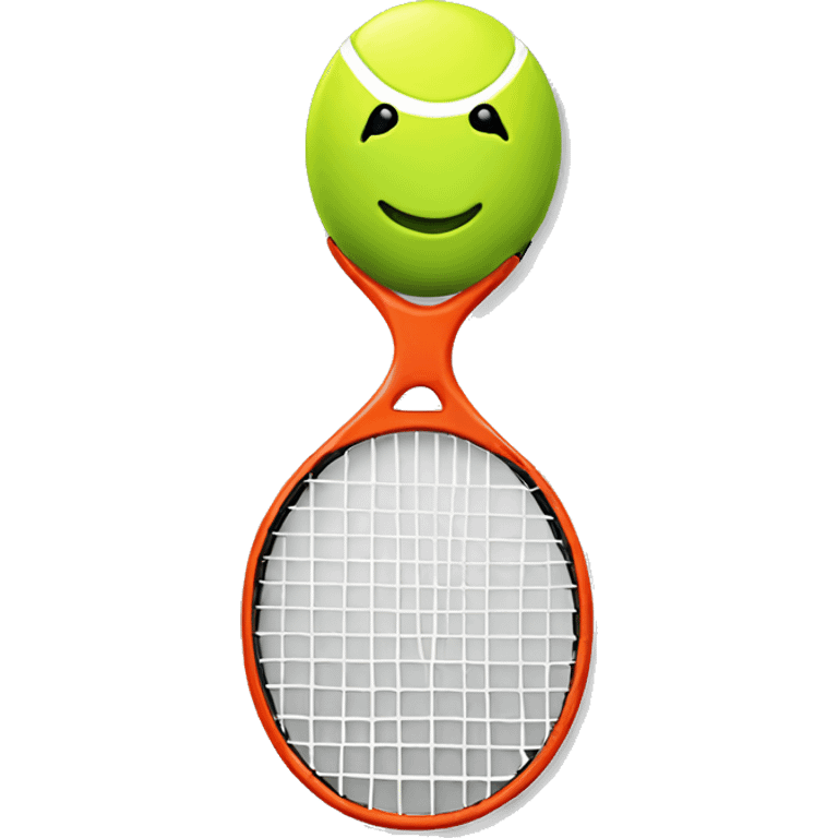 tennis racket, high quality emoji