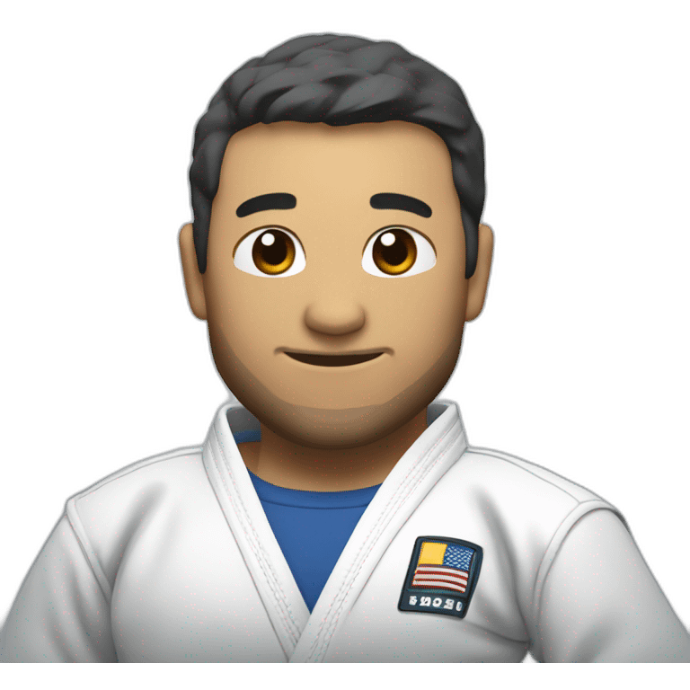 Jiujitsu bluebelt emoji