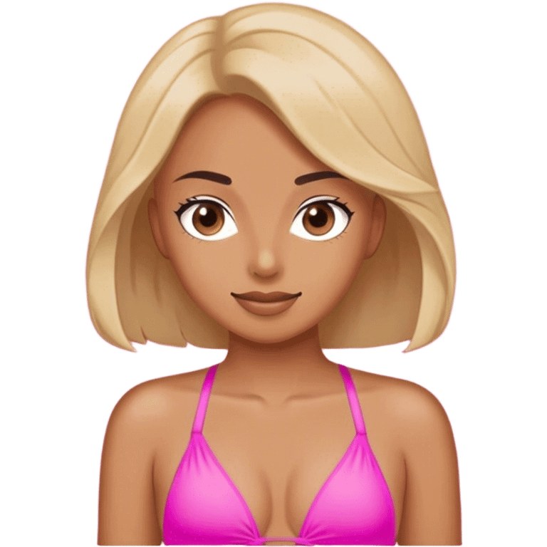 Pink swimsuit  emoji