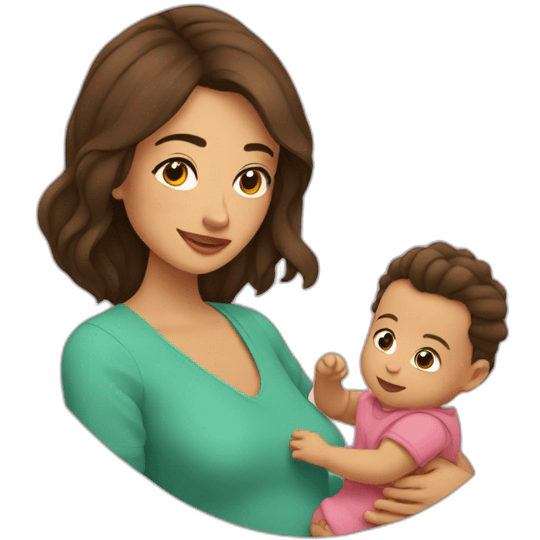 Ana Obregón con un bebe emoji