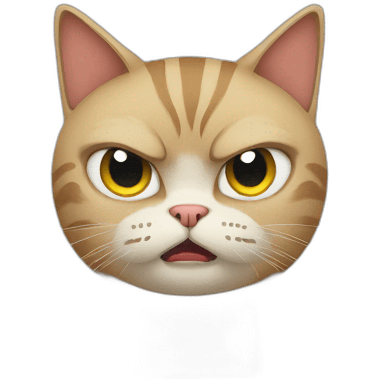 cat angry emoji