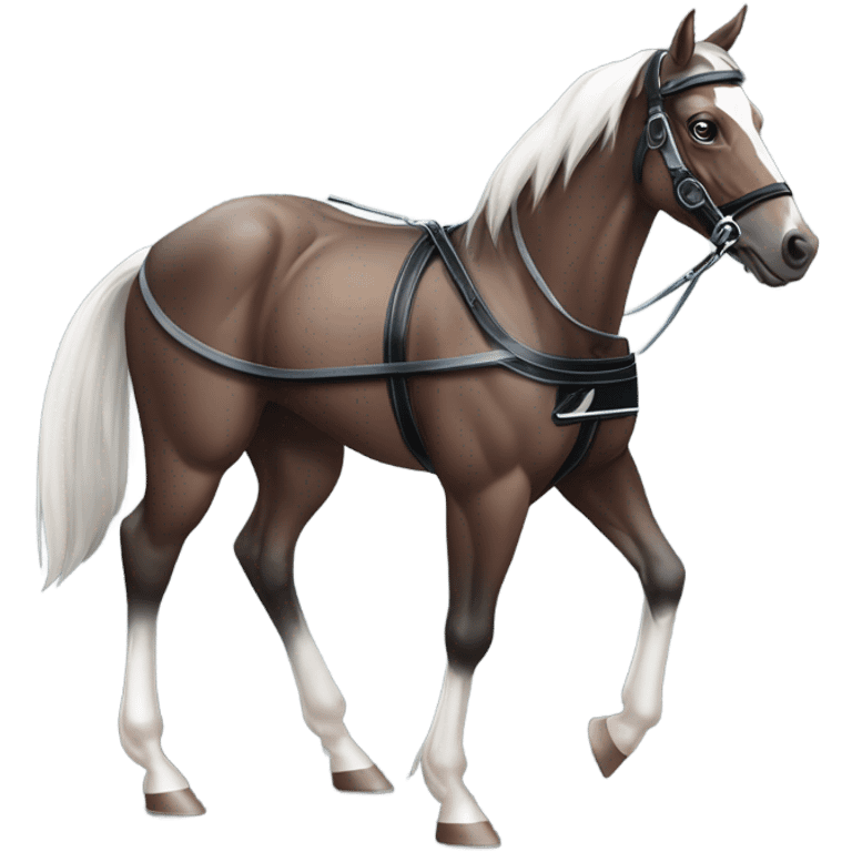 Harness racing horse emoji