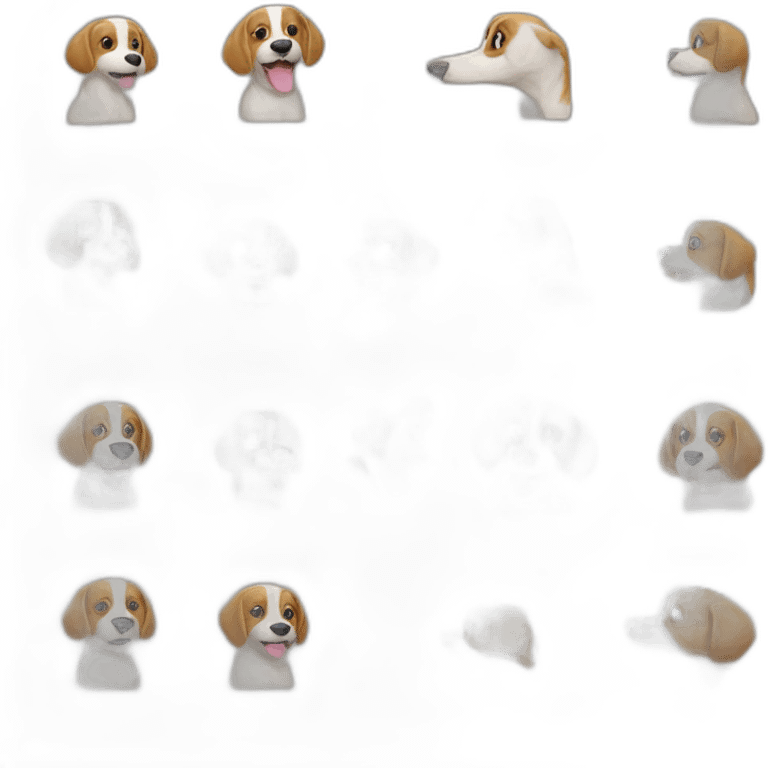 Un chien qui fait un doigt d’honneur emoji