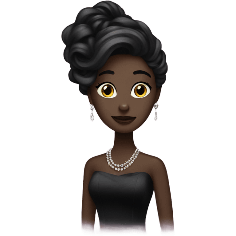 dark beauty in elegance emoji