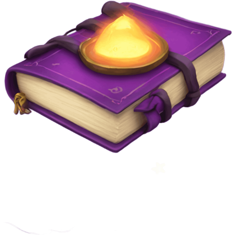 spell book that's purple emoji