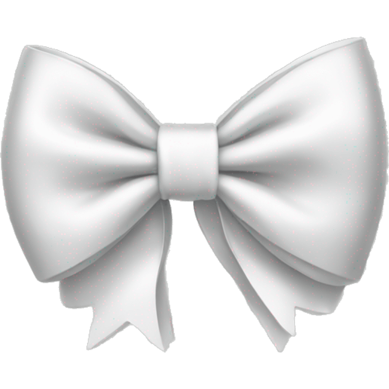 white bow emoji