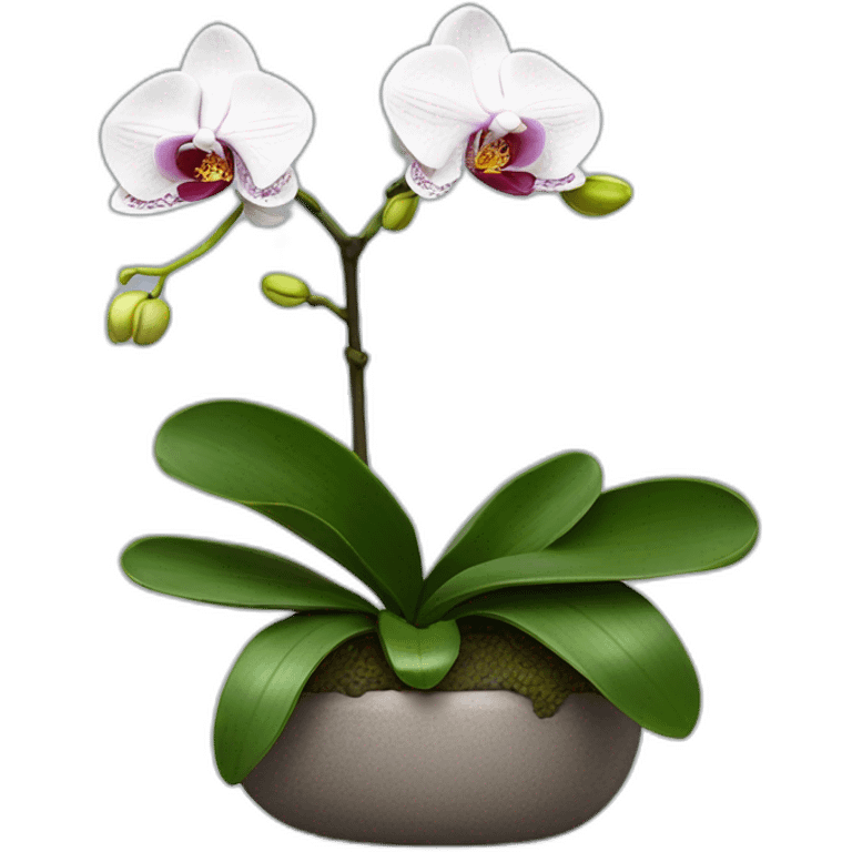 Phalaenopsis Orchid flower emoji