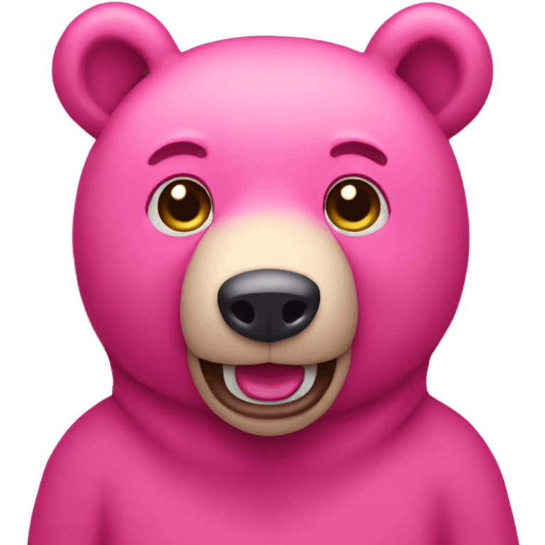 pink bear emoji