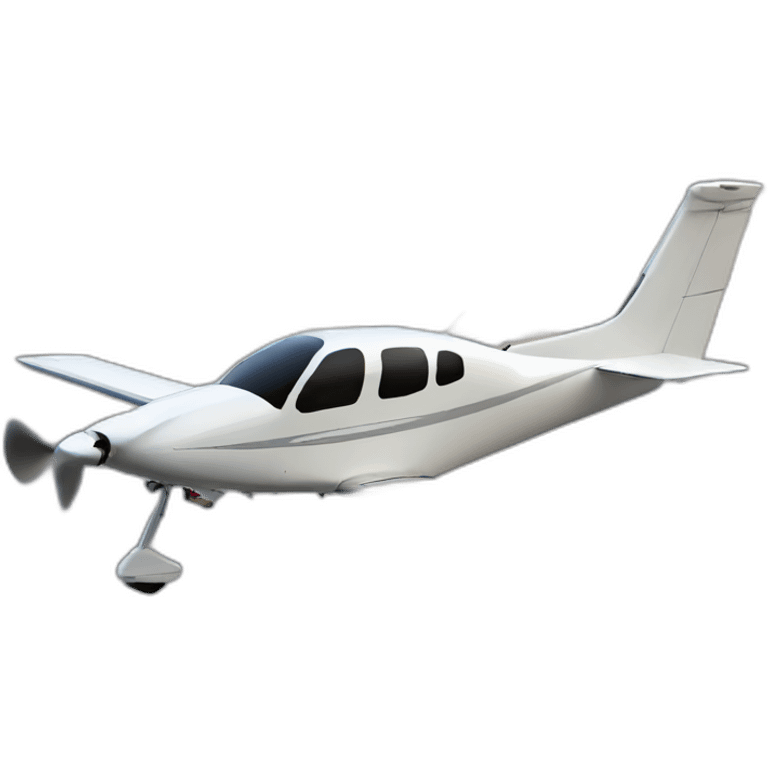 cirrus aircraft with no wheels emoji