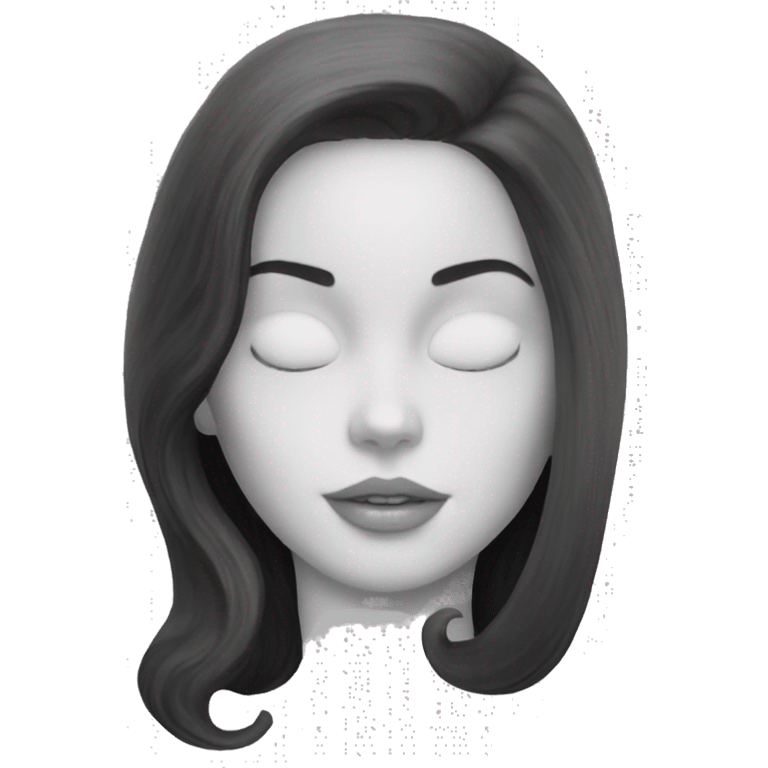 Lana del rey with nimbus emoji