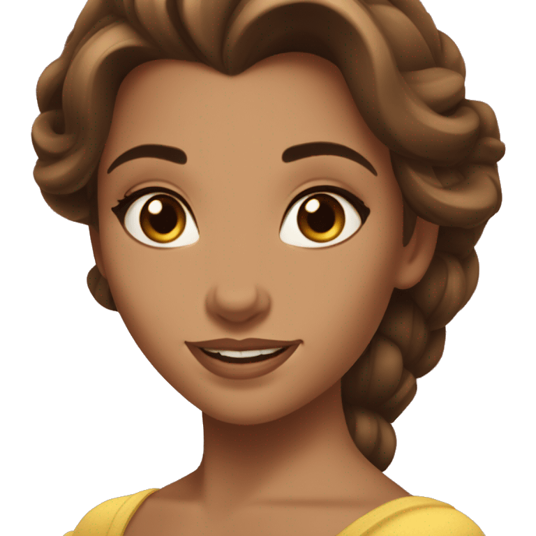 Belle beauty and the beast emoji