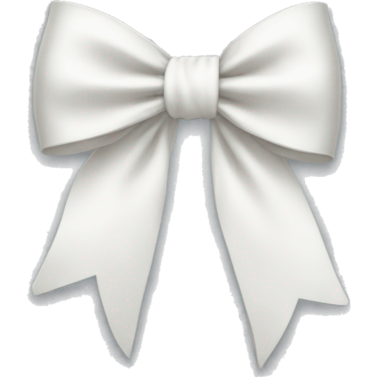 white bow emoji