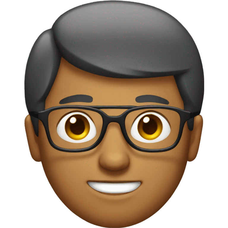 Guy with bob and glasses  emoji