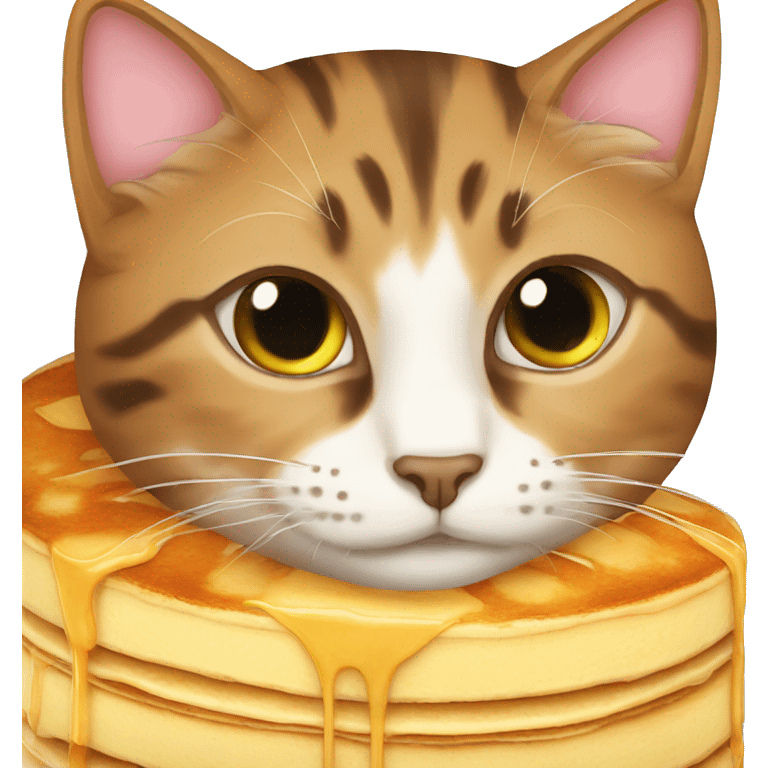 cat pancake emoji