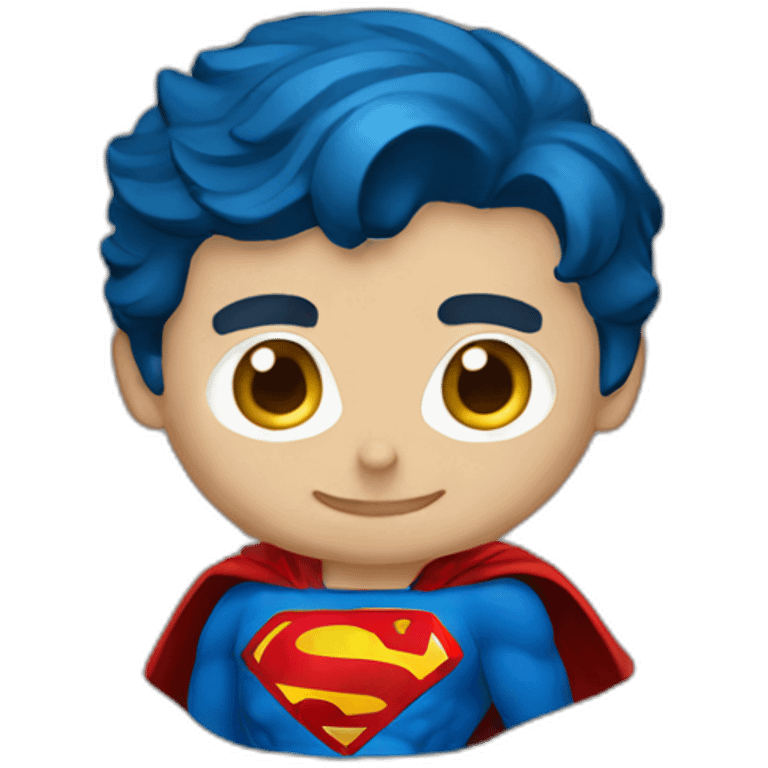 Superman hello emoji