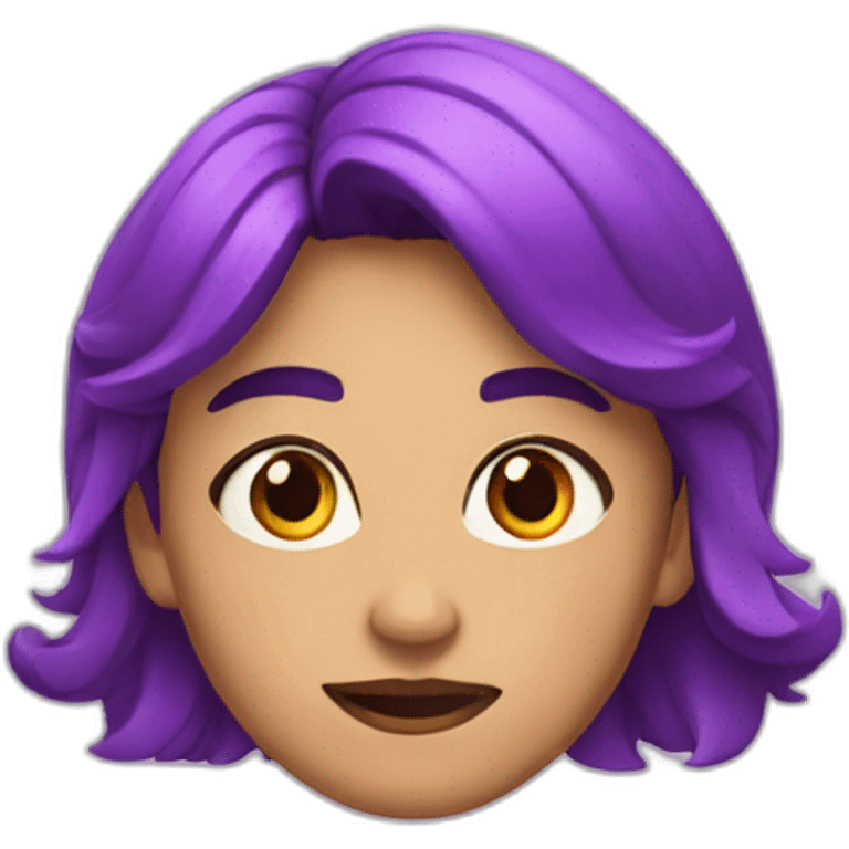 fuego violeta emoji