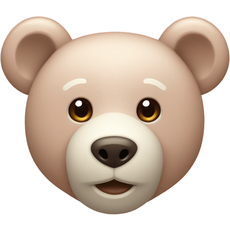 Tous bear pink beige emoji