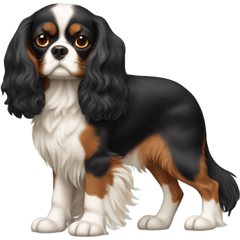 King Charles cavalier no white  emoji