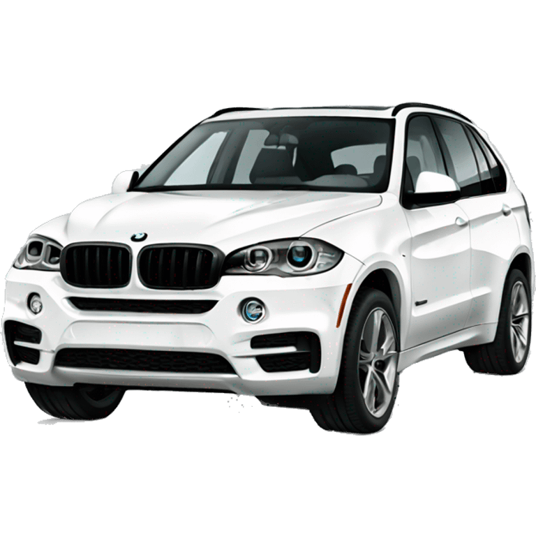 White BMW X5 emoji