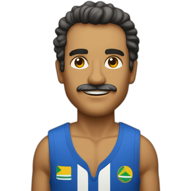 bosonaro na praia emoji