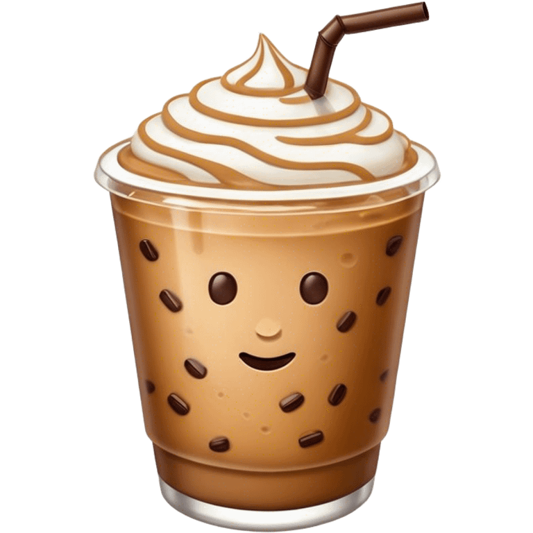 Iced Coffee Cookie emoji