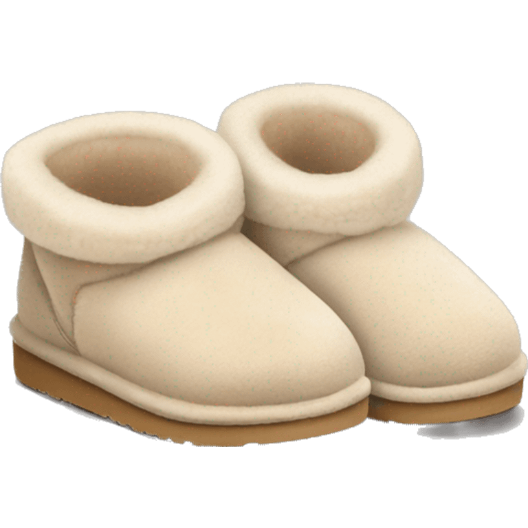 light beige ugg slippers emoji