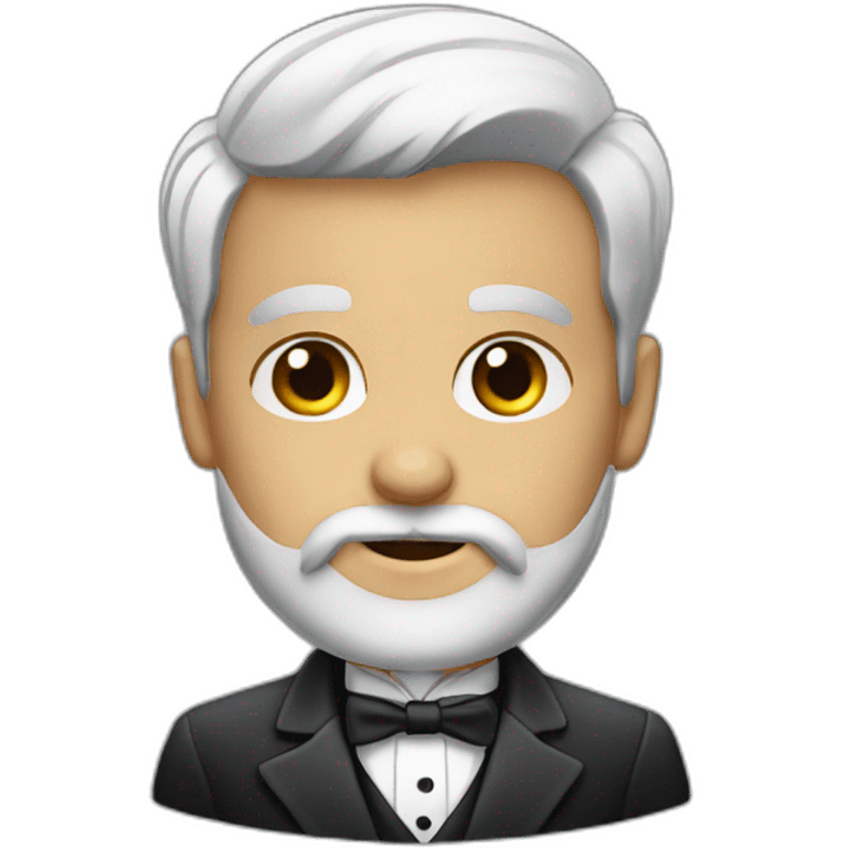 Butler with beard emoji