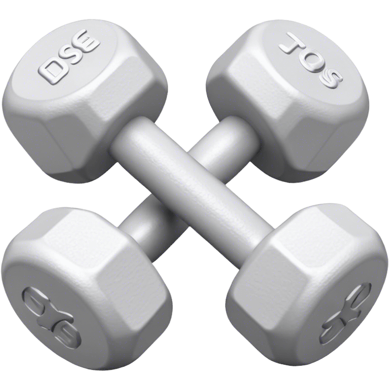 Withe dumbbells emoji