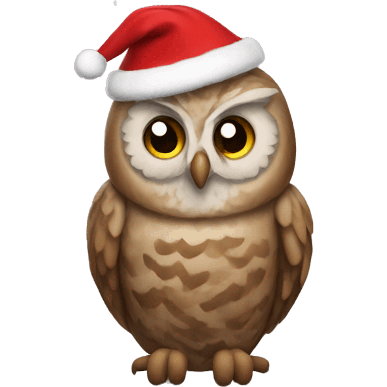 owl wearing christmas sweater  emoji