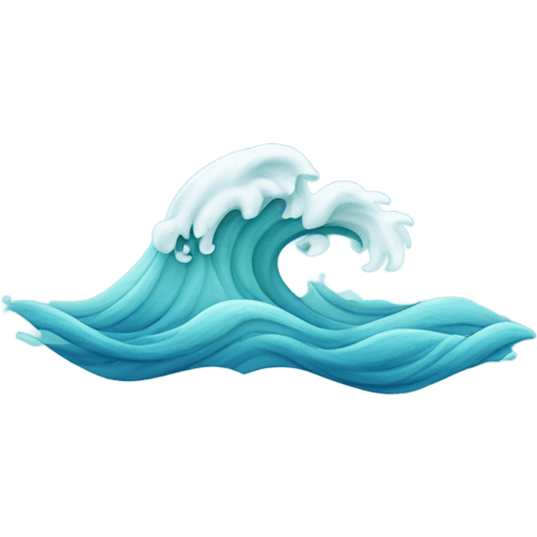 Waves in the ocean  emoji