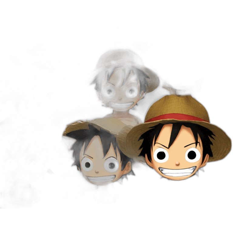 One Piece Monkey D Luffy emoji