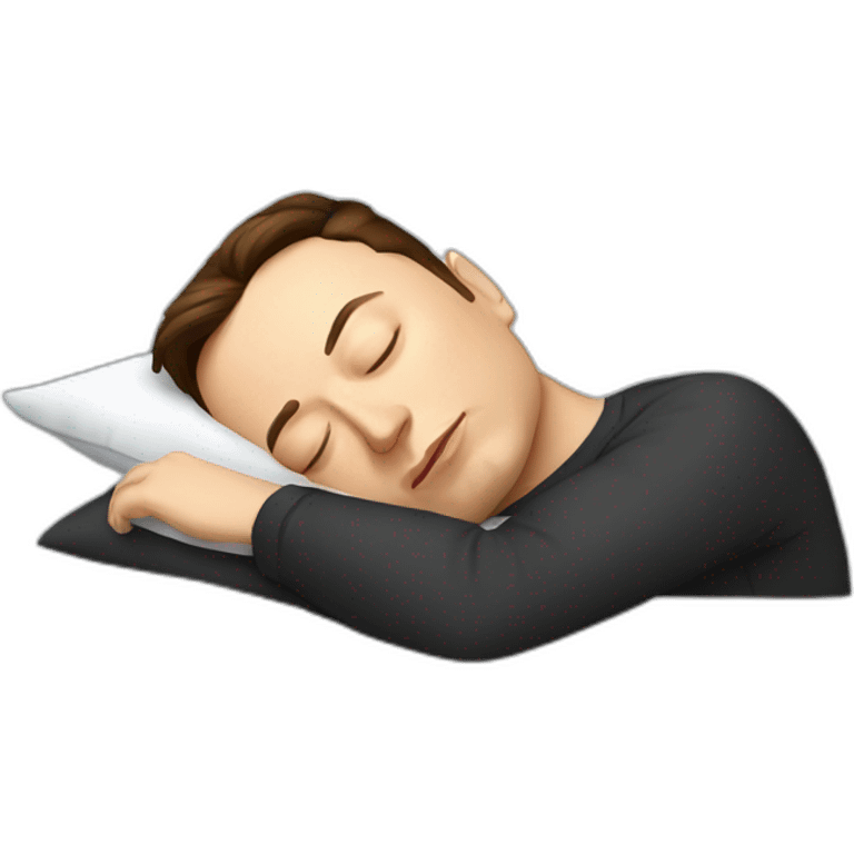 Elon musk sleeping emoji