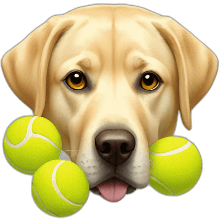 yellow-lab-with-tennis-balls-instead-of-eyes emoji