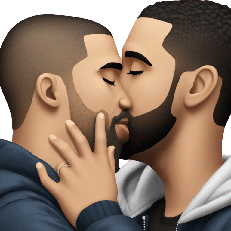 drake kissing drake kissing drake kissing drake emoji