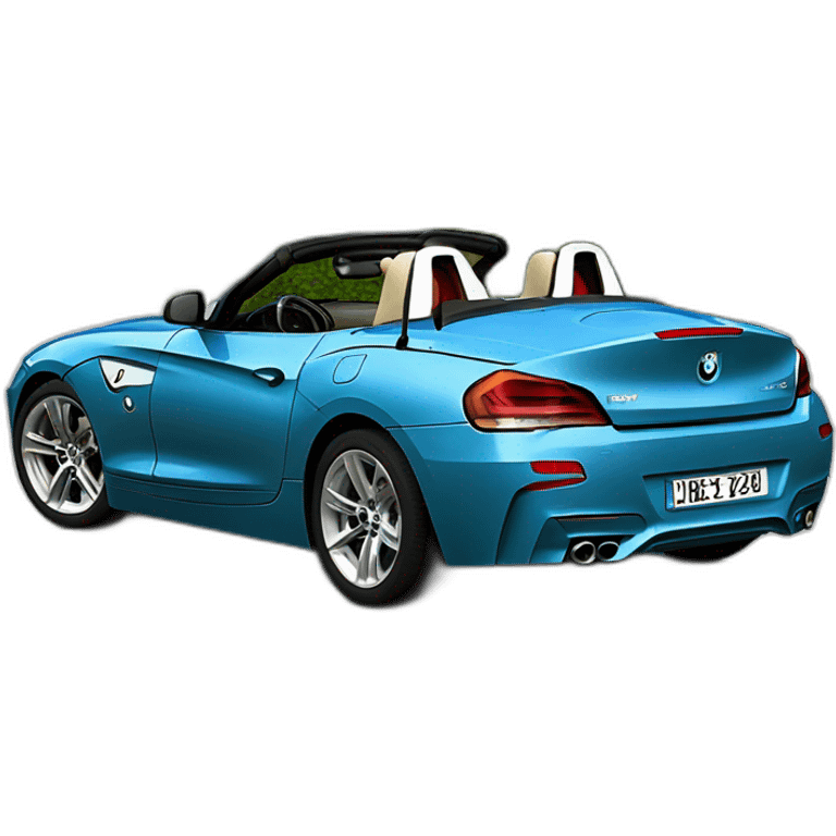 maldives blue bmw z4 emoji