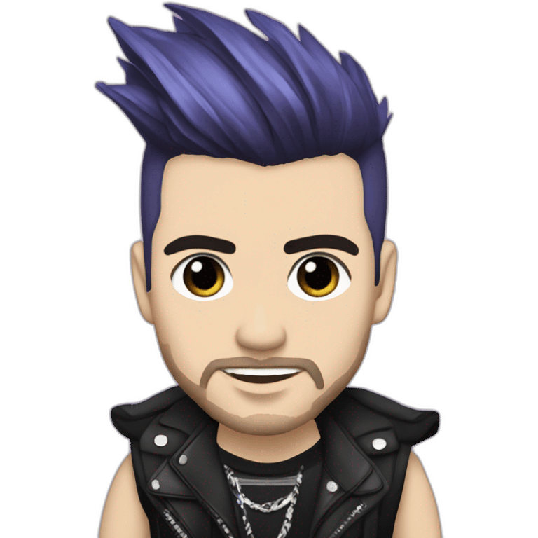 Gustav Schäfer batteur de tokio hotel emoji