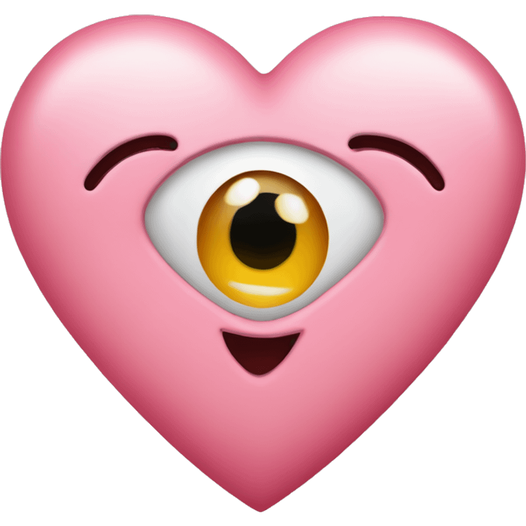 a heart shaped emoji with star eyes emoji