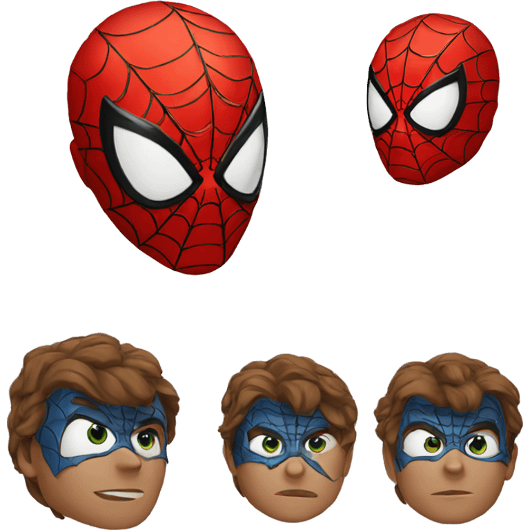 spiderman head emoji