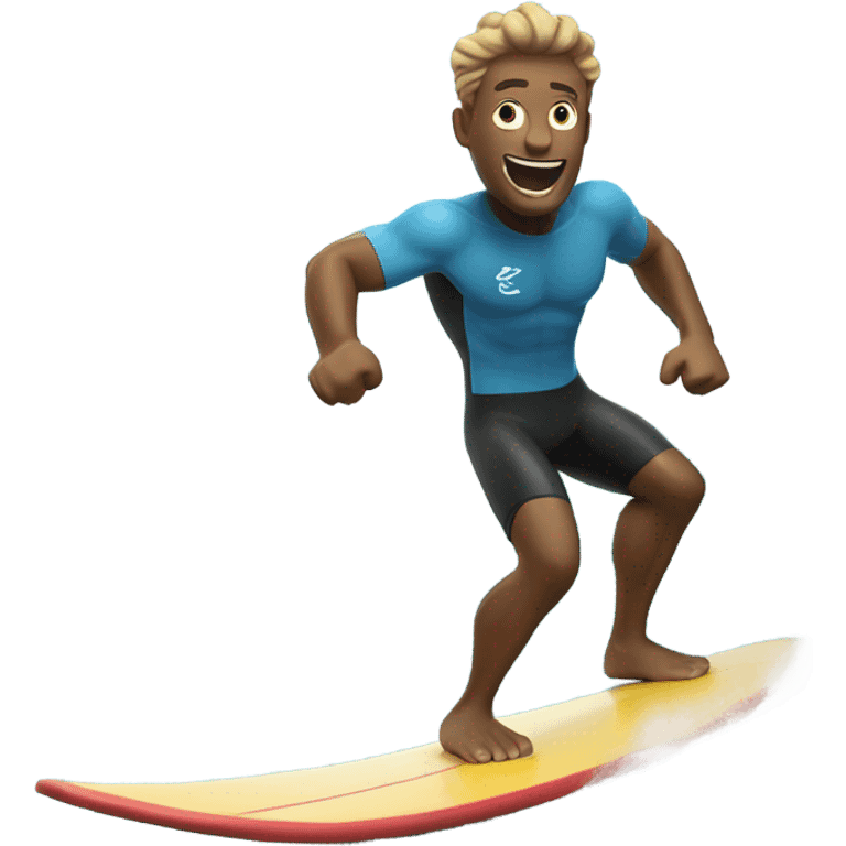 Ocean surfing  emoji