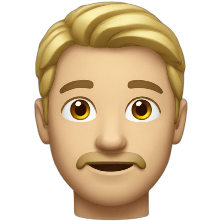 Caucasian man emoji