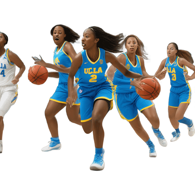 UCLA woman basketball emoji