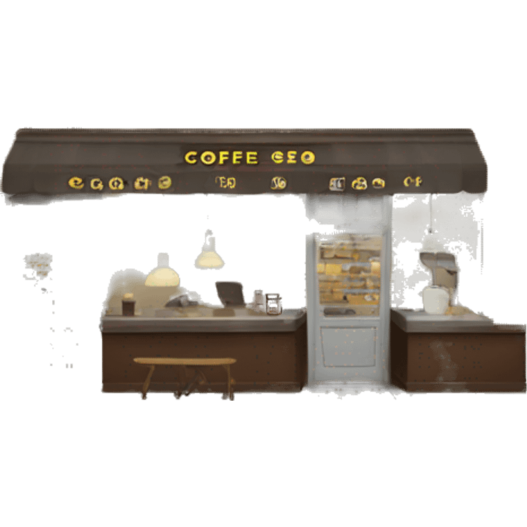 Coffee shop emoji