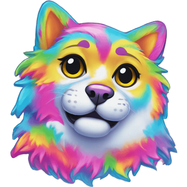 lisa frank sticker emoji